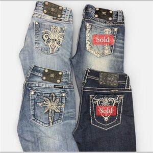 Miss Me Jeans bundle size 27 bootcut